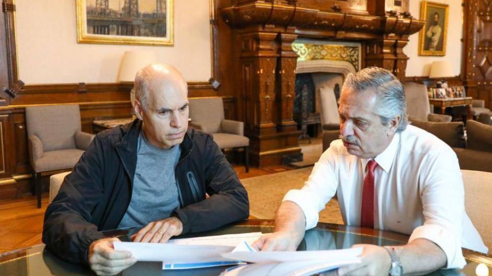 Alberto toma al plan de la Ciudad para los ancianos y consolida el eje con Larreta