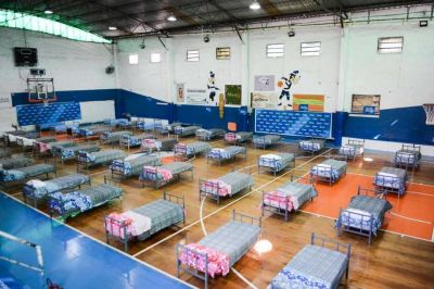 El Club Gimnasia y Esgrima, listo para funcionar como Centro de Aislamiento