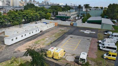 El hospital Mu�iz prepara un pabell�n de hasta 700 camas para esperar el pico