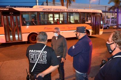 Julio Zamora supervis� un nuevo operativo de control vehicular en Tigre