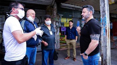El intendente Gustavo Men�ndez supervis� controles en diferentes puntos de Merlo