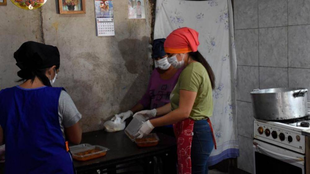 Los comedores del conurbano maximizan esfuerzos y adaptan su funcionamiento a la cuarentena