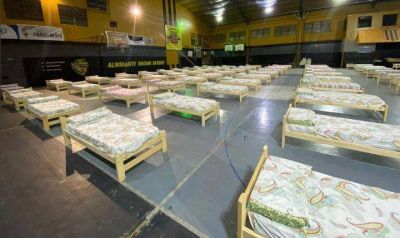Coronavirus | La sede de Almirante Brown se convirti� en un centro de aislamiento