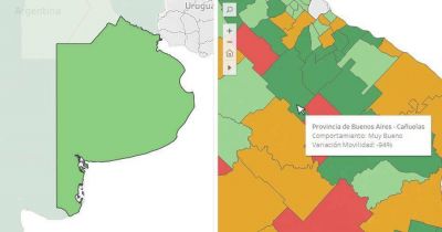 �Ca�uelas es el tercer distrito de toda la provincia de Buenos Aires con el mejor cumplimiento de la cuarentena