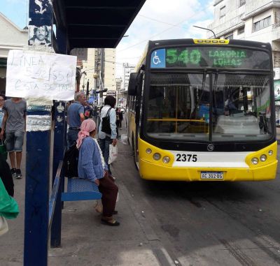 Las l�neas 540 y 553 est�n paralizadas 
