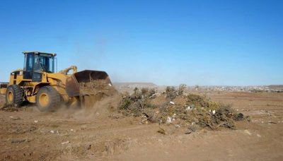 Servicios elimin� el basural del camino alternativo al barrio Bicentenario