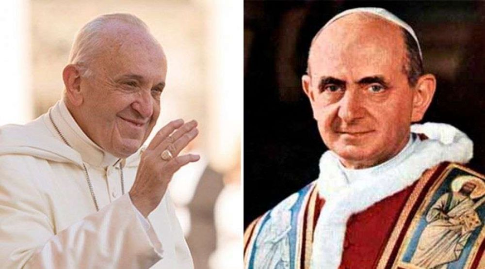 El Papa Francisco recuerda a San Pablo VI y anima a ser evangelizadores alegres