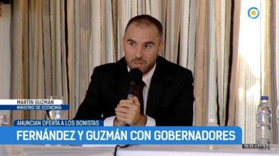 Guzm�n anunci� la oferta a bonistas: 