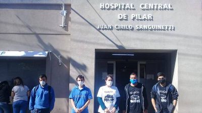 Madygraf entreg� materiales de salubridad al Hospital Sanguinetti de Pilar
