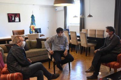 Nuevas obras para Mor�n: Lucas Ghi se reuni� con el ministro Gabriel Katopodis