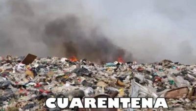 �La quema de basura no se toma cuarentena�