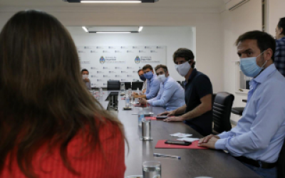 Coronavirus: Ach�val, Abella, Andreotti, Nanni, Nardini y Sujarchuk se reunieron con Frederic