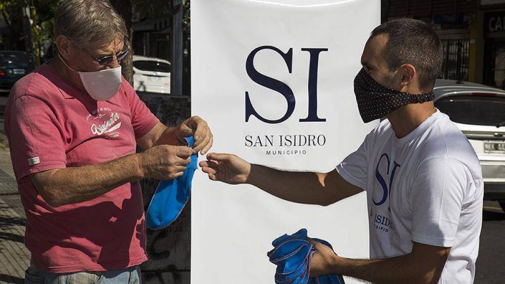 San Isidro repartir ms de cien mil barbijos caseros a los vecinos