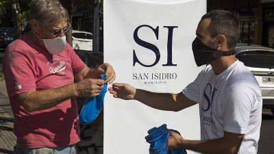 San Isidro repartir� m�s de cien mil barbijos caseros a los vecinos
