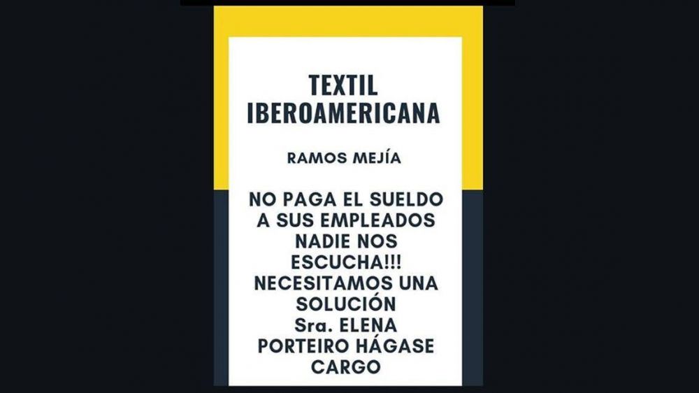 La pionera Textil Iberoamericana agoniza y no paga las quincenas