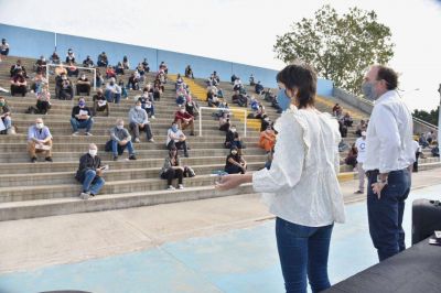 Mayra Mendoza lanz� el programa de prevenci�n comunitaria �Cuidarnos�