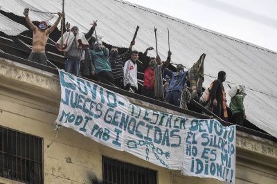 Covid-19: tras las protestas, acuerdan una mesa de di�logo en la c�rcel de Devoto