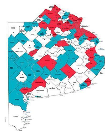 As� qued� el mapa del aislamiento social en la Provincia