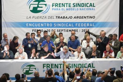 Frente Sindical Para el Modelo Nacional: �Ante las exigencias externas, primero, la Dignidad del Pueblo�  