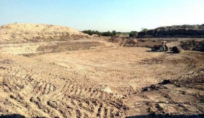 Contin�an los trabajos en el centro ambiental regional Girsu en Villa Ocampo