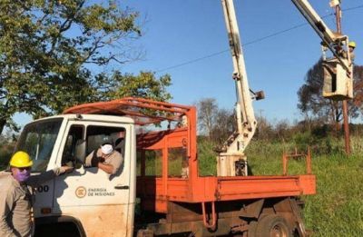 Energ�a de Misiones realiz� reparaciones y renovaci�n de equipos en Bernardo de Irigoyen y San Pedro