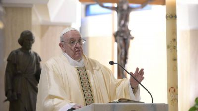 El Papa: �Que haya paz en las familias y unidad en la Iglesia�