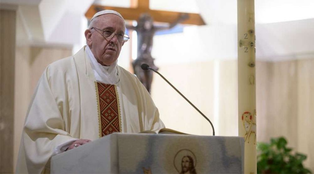 El Papa rechaza las divisiones en la Iglesia: �Jes�s muri� por todos�