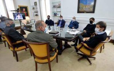 Kicillof se reuni� con los intendentes Britos, Rojas, Nosetti, Salazar, S�nchez y Bevilacqua