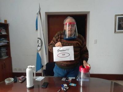Gral. Lavalle: Donaron al municipio m�scaras de protecci�n facial total