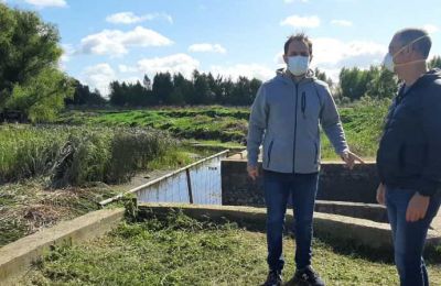 El Municipio limpi� la estaci�n de bombeo de San Cayetano