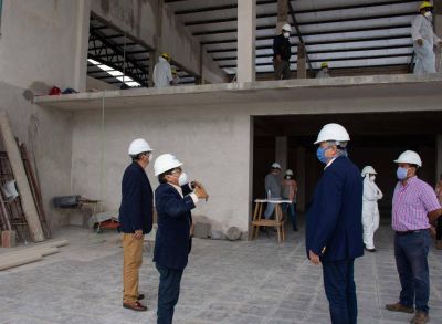 Jujuy: El gobernador visitó la última etapa de la construcción civil de la planta para envasar Agua Potable