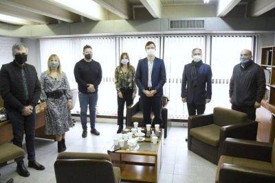 Zabaleta, Ghi, Descalzo y Men�ndez se reunieron con funcionarios del Departamento Judicial de Mor�n