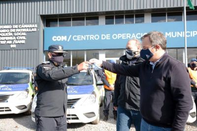 Suman 15 motos y m�viles policiales para la prevenci�n del delito en Brown