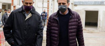 Ferraresi y el ministro Katopodis recorrieron obras en Avellaneda