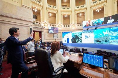 Coronavirus en la Argentina: bajo la supervisión de Cristina Kirchner, el Senado superó sin fallas un simulacro de sesión virtual
