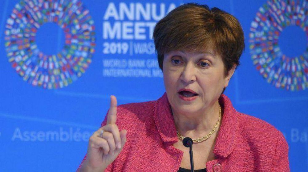 Otro respaldo de Georgieva, jefa del FMI, a la renegociacin de la deuda argentina