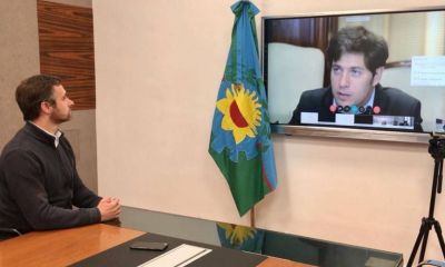 Ach�val particip� de teleconferencia con Kicillof donde se present� una l�nea de financiamiento para municipios