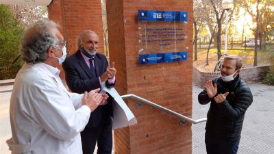 Ezeiza: Instalan m�quina de ozono para combatir la propagaci�n del coronavirus