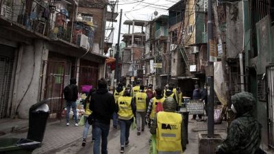 Con 116 nuevos casos, los diagn�sticos en los barrios populares porte�os suben a 1.088