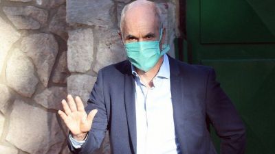 Horacio Rodr�guez Larreta ensaya su versi�n de �resistiendo con aguante�