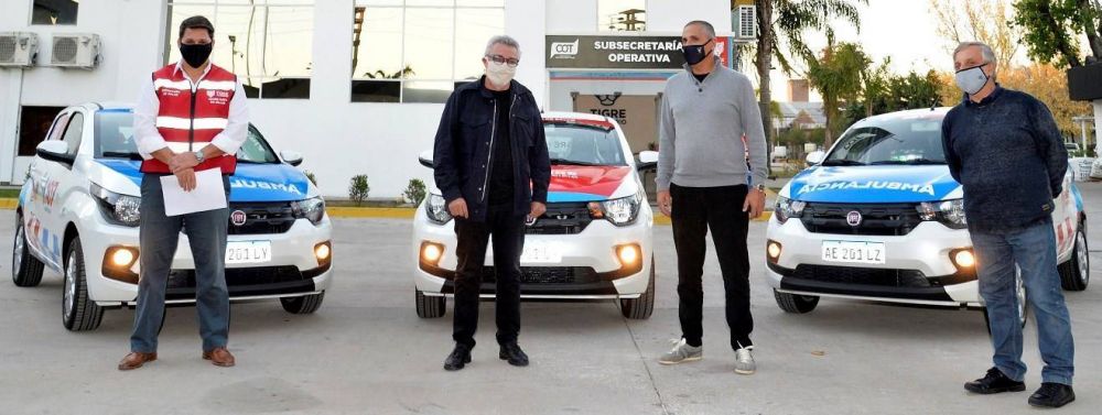 Julio Zamora present nuevos mviles para el sistema de salud de Tigre
