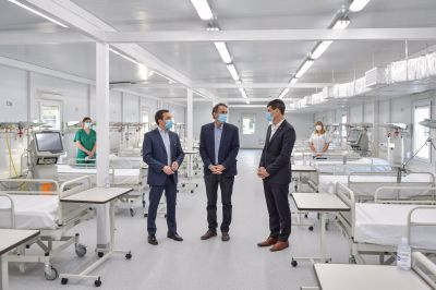 Watson cont� los ejes de la visita del ministro Katopodis a Florencio Varela
