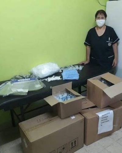 M�s insumos sanitarios para Lezama