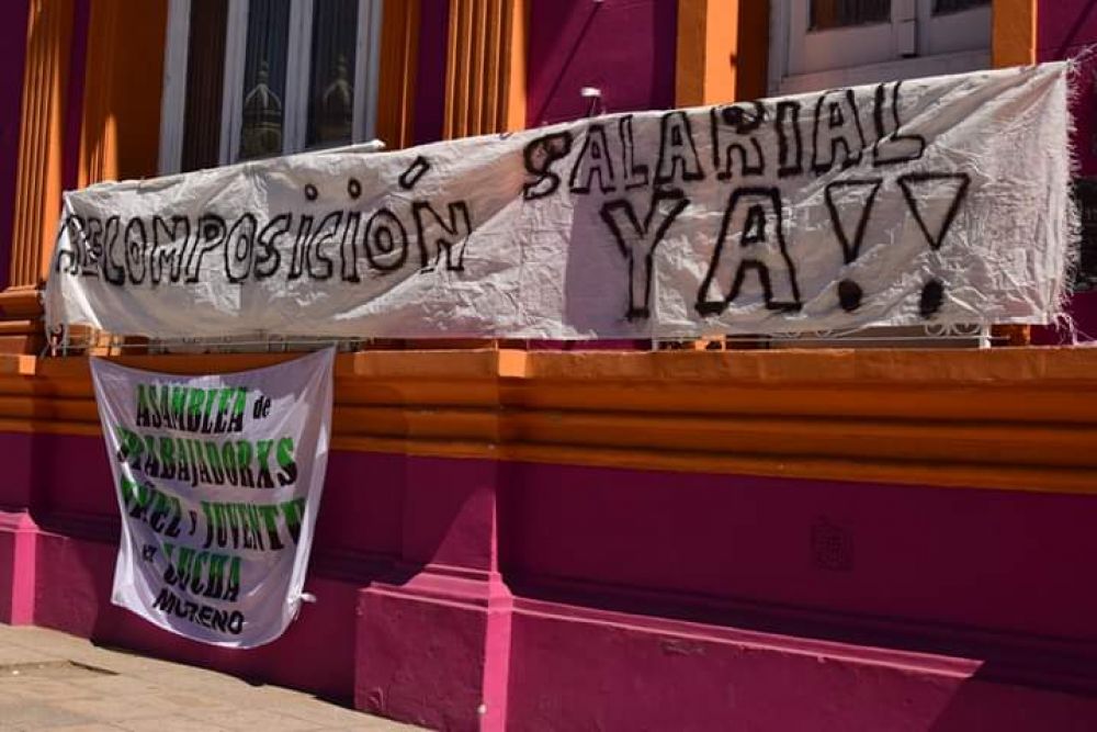 Conflicto en Moreno por denuncia de recorte de sueldos