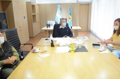 Estatales se reunieron con Larroque para hablar sobre el fortalecimiento de las organizaciones populares