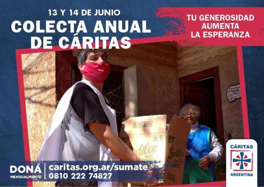 Colecta de Critas: Por primera vez, se centrar en donaciones digitales