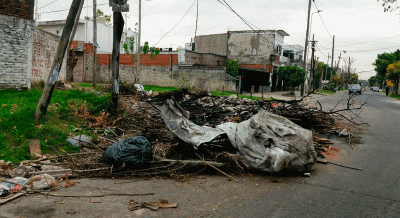Reclamo vecinal por un basural en Lan�s: 