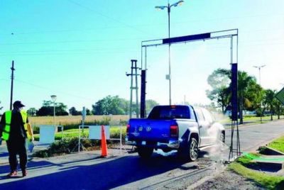 El edil Nicol�s Lauria impulsa la instalaci�n de arcos sanitizantes en los accesos a Mar del Plata