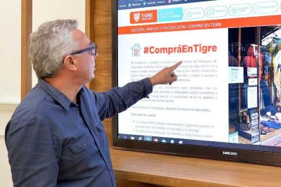 Julio Zamora lanz� #Compr�EnTigre, una plataforma virtual que estimula el comercio local
