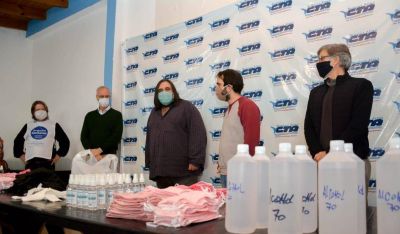 La CTA de los Trabajadores bonaerense elabor� alcohol y barbijos para comedores comunitarios
